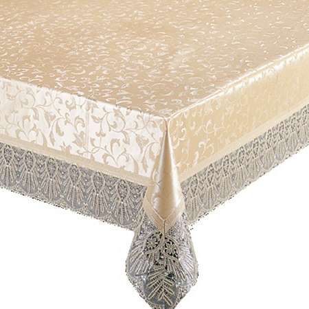 Скатерть "MEIWA" FPLUS-PLAIN SARASA AZ BE  122х152см  5138