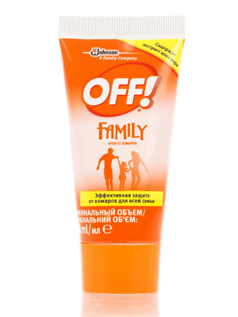SC J OFF FAMILY Крем от комаров, 50мл  /647885/