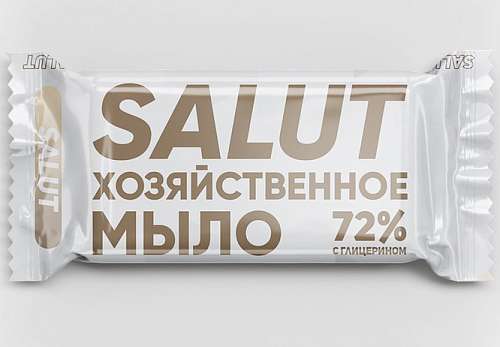 Мыло хозяйственное SALUT 72% 200г универсальное