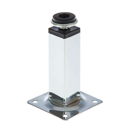 Опора мебельная FTR25 25х25х100мм, хром