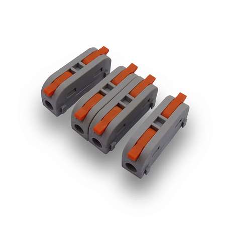  Клемма "DEFA" PCT-2-1м на 1х0,08-4/2,5 мм² проходная, на 1 направление (флажок)   