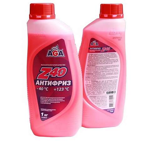 Антифриз красный  -40С AGA001Z  1 кг