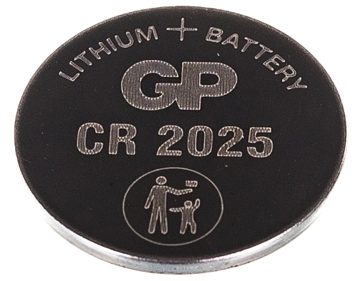 Батарейка  3V CR-2025 дисковая GP литиевая (цена за 1шт)