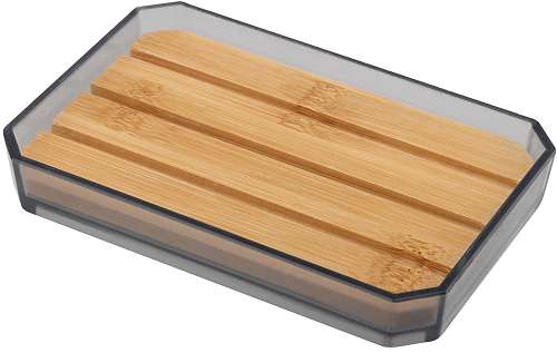 Мыльница с решеткой Рыжий кот, Оникс, серая, 107634