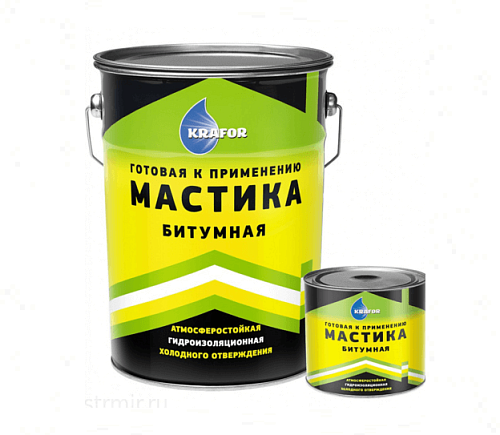 Мастика битумная КРАФОР  16 кг  43897