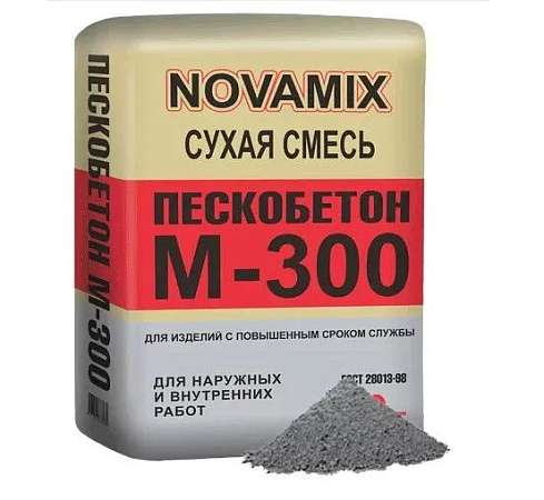 Пескобетон М-300 NOVAMIX 40 кг 