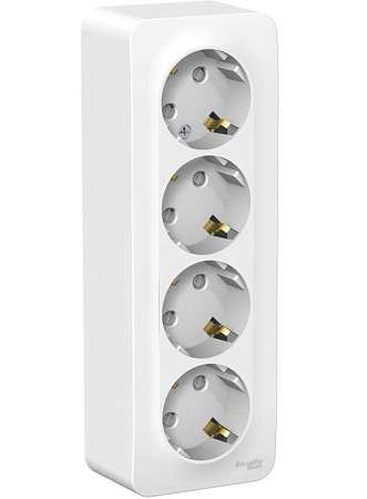  Розетка "SchE" Blanca О/У 4м с/з 16А IP20 белая BLNRA011411  