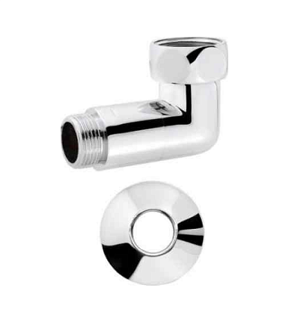 Переходник для полотенцесушителя 3/4"гайка х1/2"штуцер УГЛОВОЙ (1 американка) 772 PF