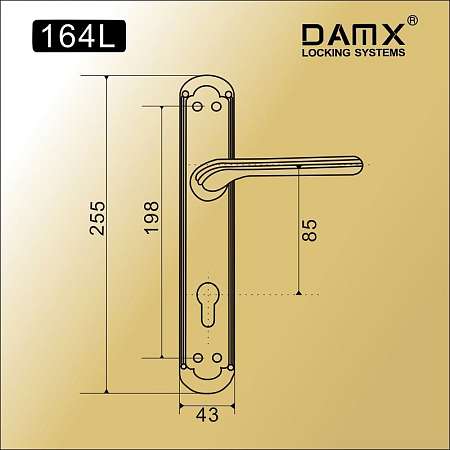    DAMX 164L SN/CP (85mm)  4   