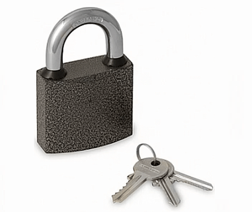 Замок навесной 38мм. чугун."НиКо"- "Pad lock"