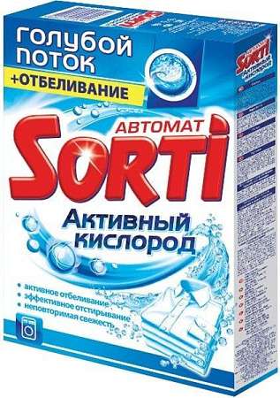 Sorti АВТОМАТ Активный кислород, стиральный порошок, 350г  810-5