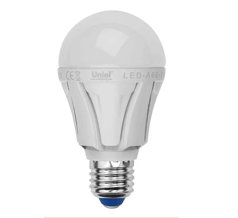 Лампа светодиодная груша 8W Uniel A60 Е-27  NW-белый свет UL-00001523