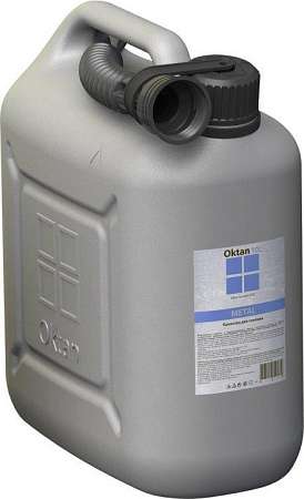 Канистра Oktan 10л серая для ГСМ 