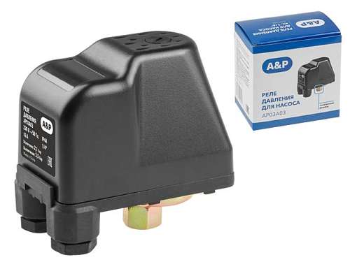 Реле давления для насоса 1/4" 3 бар A&P AP03A03