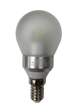 Лампа светодиодная "MadixLED" КРИСТАЛЛ G45 6Вт E27 2700К шарик