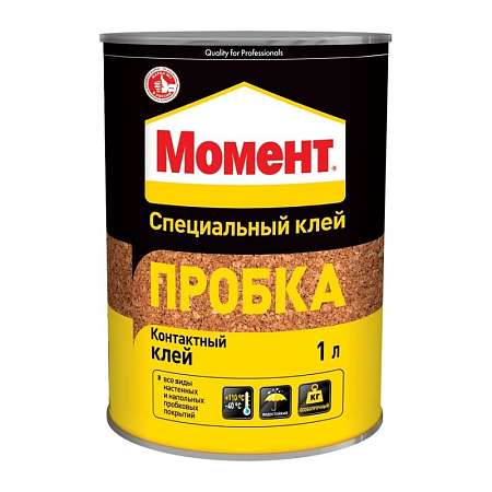 Клей Момент Пробка 1л банка 805035