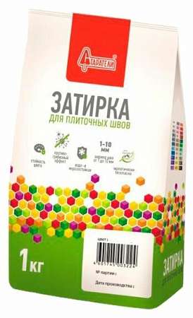 Затирка Старатели для плиточных швов 001 Белая 1 кг