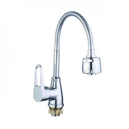 Смеситель ZEGOR для кухни SOP4-E045 гибкий излив