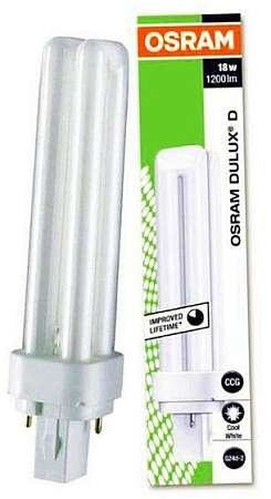 Лампа люминесцентная G24d-2  18W 840 Osram 4050300012056