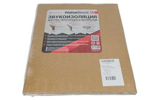 Звукоизоляция для стен и перекрытий NOISEBLOCK 2A 600х500х2мм