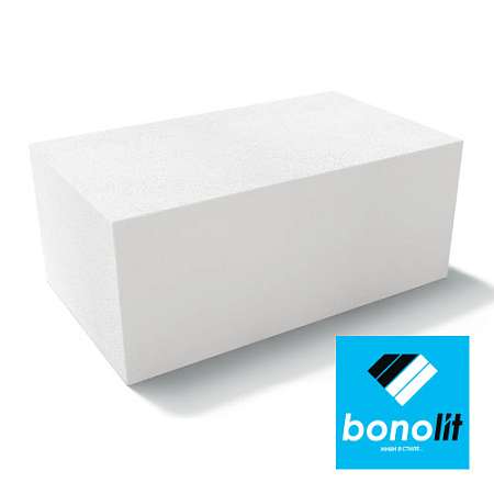 Блок газобетонный (Пеноблок) 600х300х200мм D-500 Bonolit