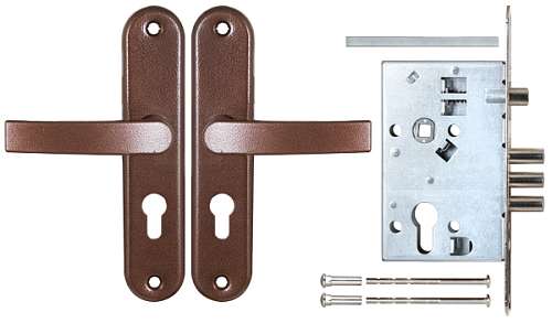 Замок врезной ЗВ 4-31.55 78930  медный