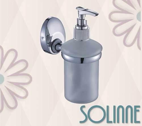 Дозатор для жидкого мыла "Solinne" 16191 хром 105х65х145  2516.131