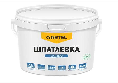 Шпатлевка "Артель" 1,5кг. на основе ПВА (ведро)