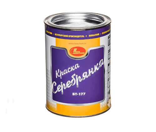 Краска БТ-177 Новбытхим серебрянка 1л