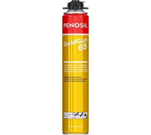Пена монтажная Penosil GoldGun 65 профи 875мл
