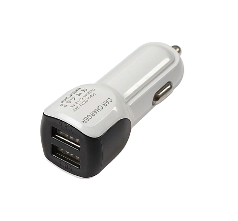 Автомобильное зарядное устройство LuazON, модель 555021, 2USB, 2.1/1A  /3604508/