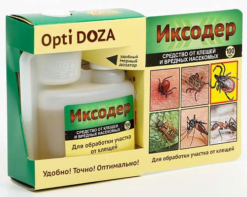 Средство для обработки территории от клещей "Иксодер" Opti Doza, 100мл 4359487