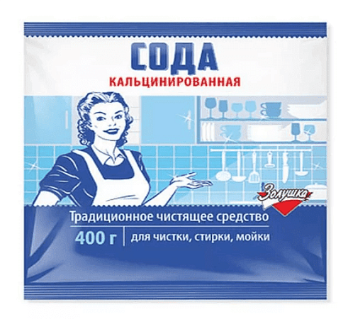 Сода кальцинированная "Золушка" 400гр  Ч24-1
