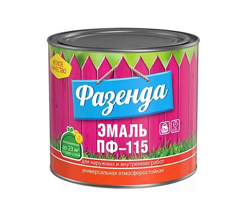 Эмаль Фазенда ПФ-115 Петербург 1,9кг Желтая