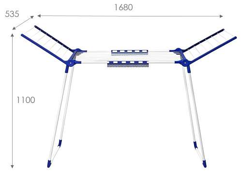 Сушилка напольная Violet Люкс 20м 302006