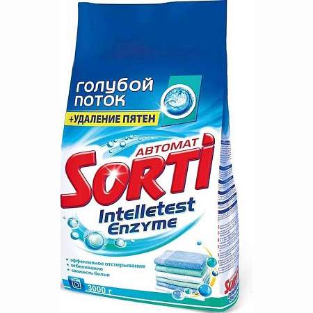 Sorti АВТОМАТ Intelletest стир. порошок, 3,0кг.  /807-5/