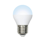 Лампа светодиодная шарик Е-27 7W Uniel G45 4000К холодный свет UL-00002418 
