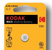   Kodak AG13 (357) LR1154, LR44  0044718 